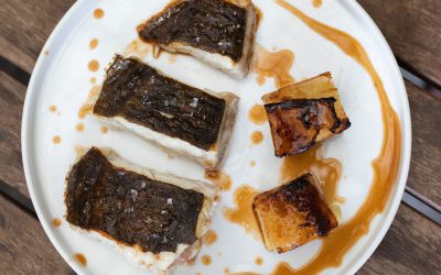 Tranci di Rombo con millefoglie di patate